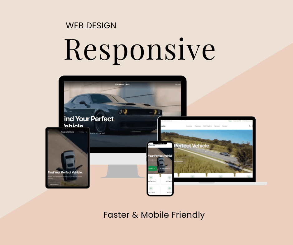 Your dealership's online storefront — built in minutes.