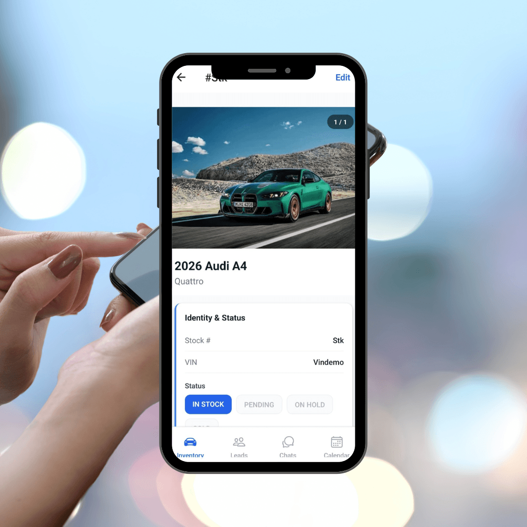 Run your dealership from your phone.